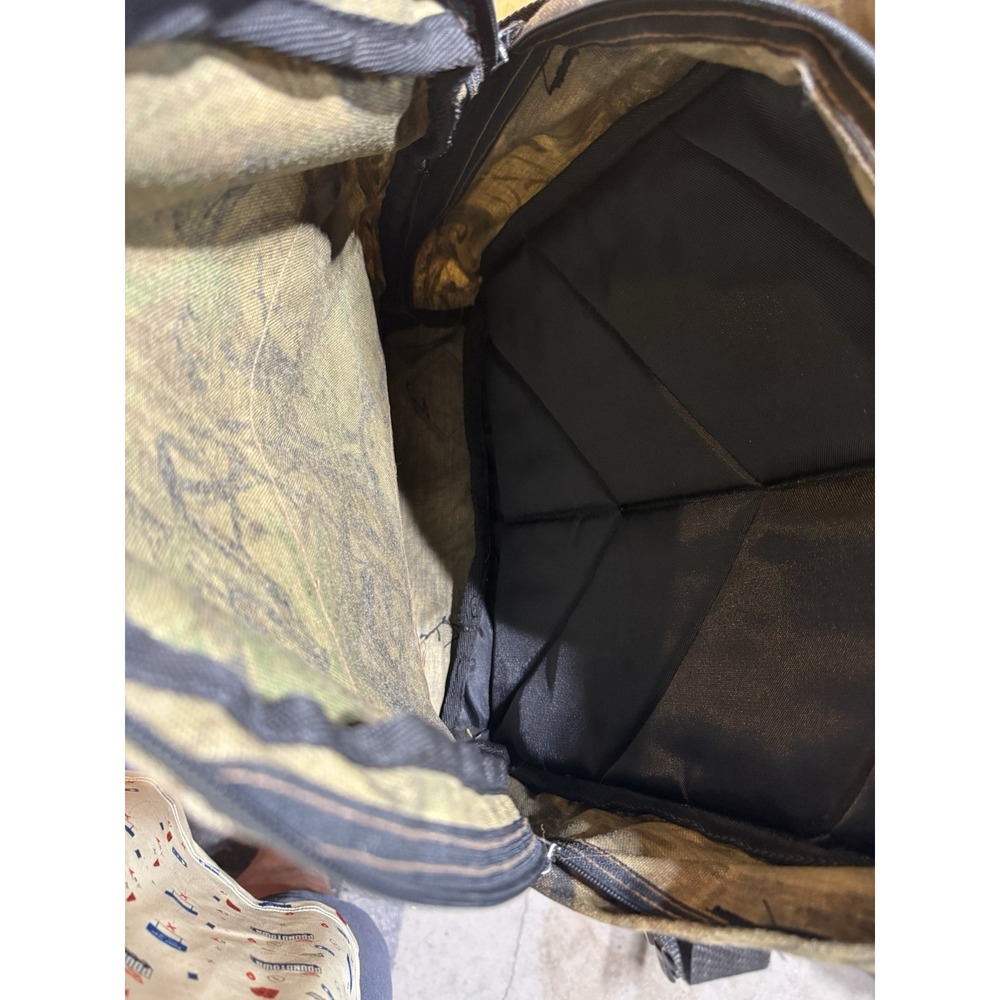 Vintage Remington Realtree Camo Hunting Backpack Day Pack Canvas Outdoors - Picture 6 of 7